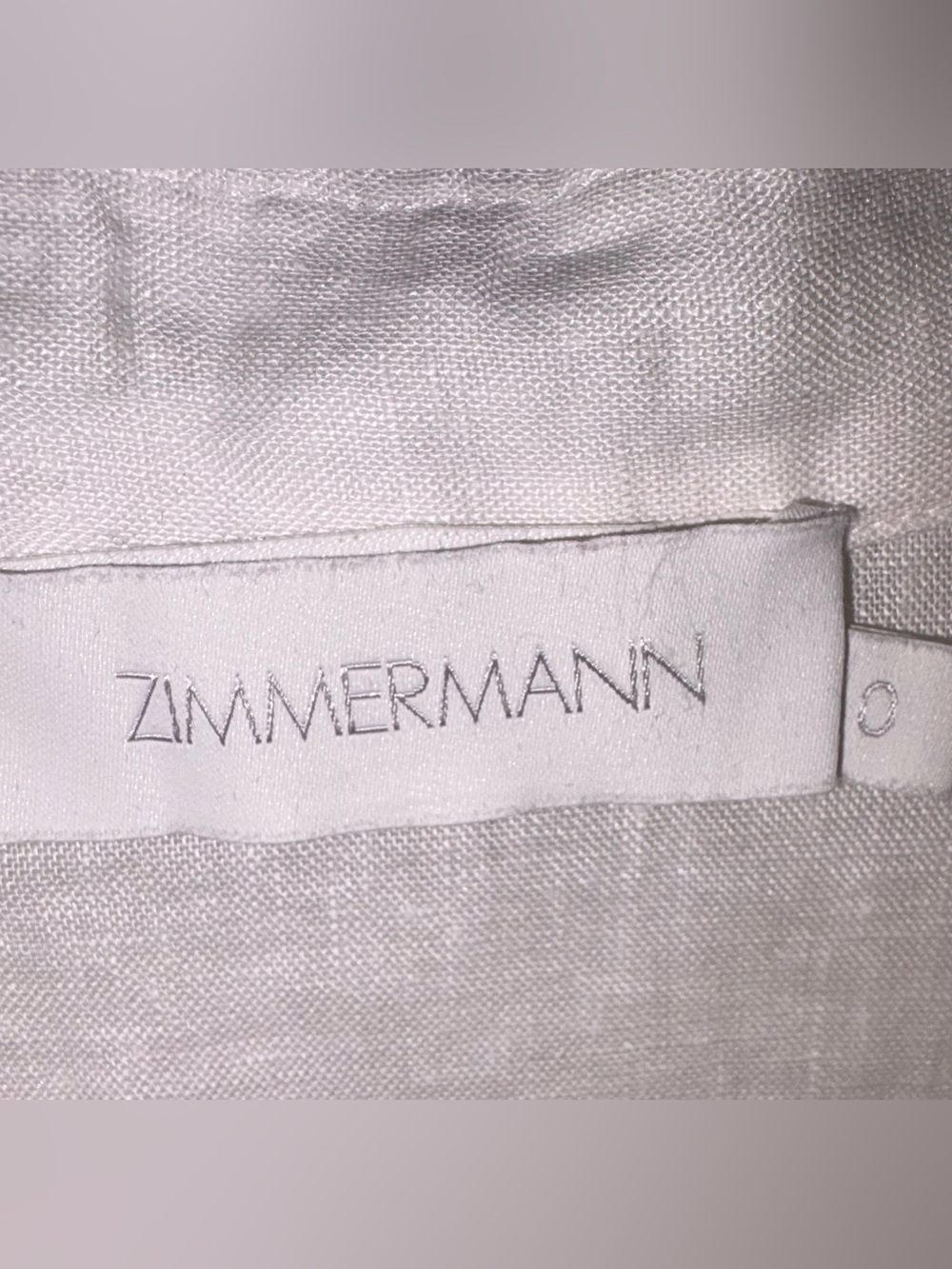 Zimmermann White Linen Maxi Dress Fiesta Embroidery Size 0 **See Description** - Picture 5 of 6